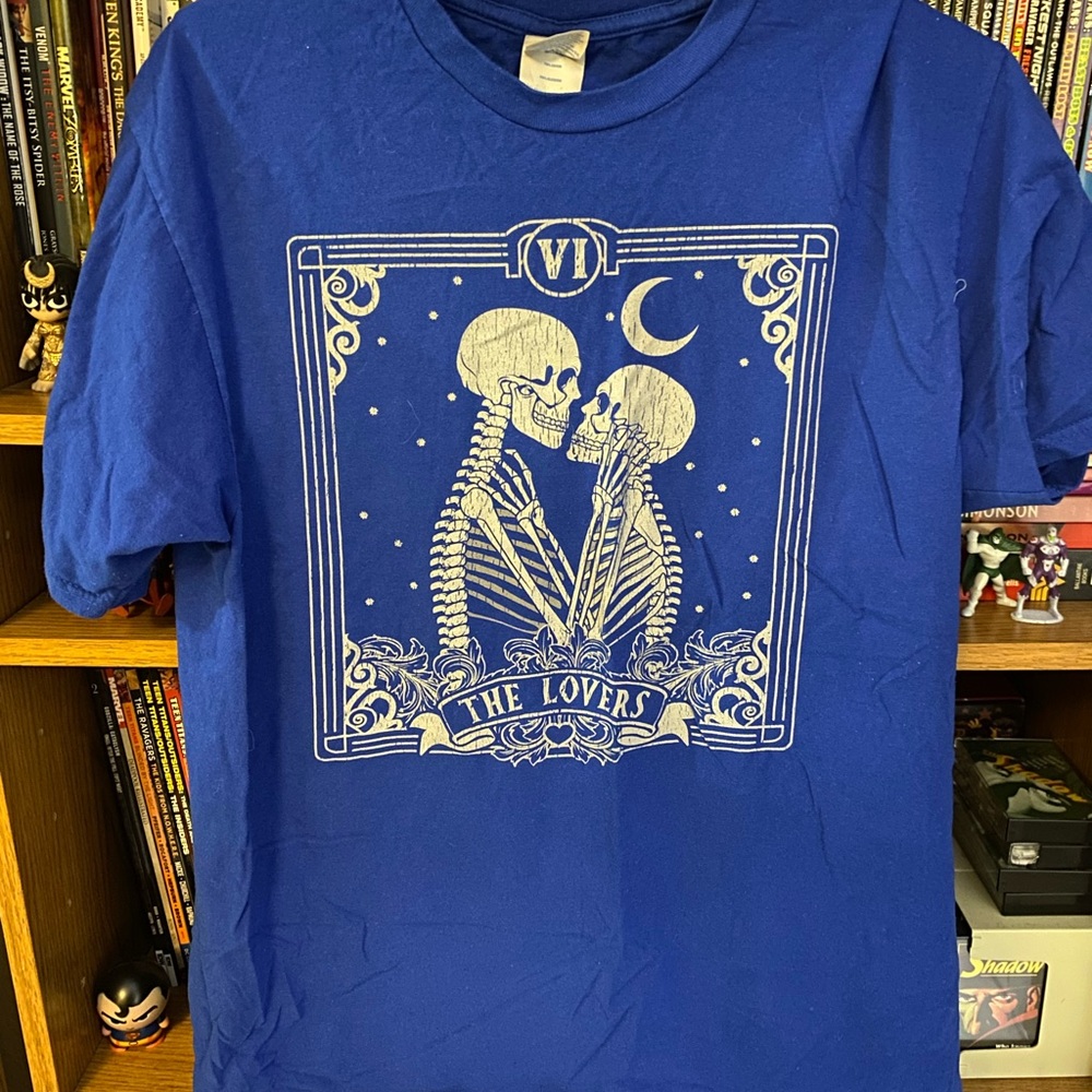 The Lovers Tarot Skeletons T Shirt